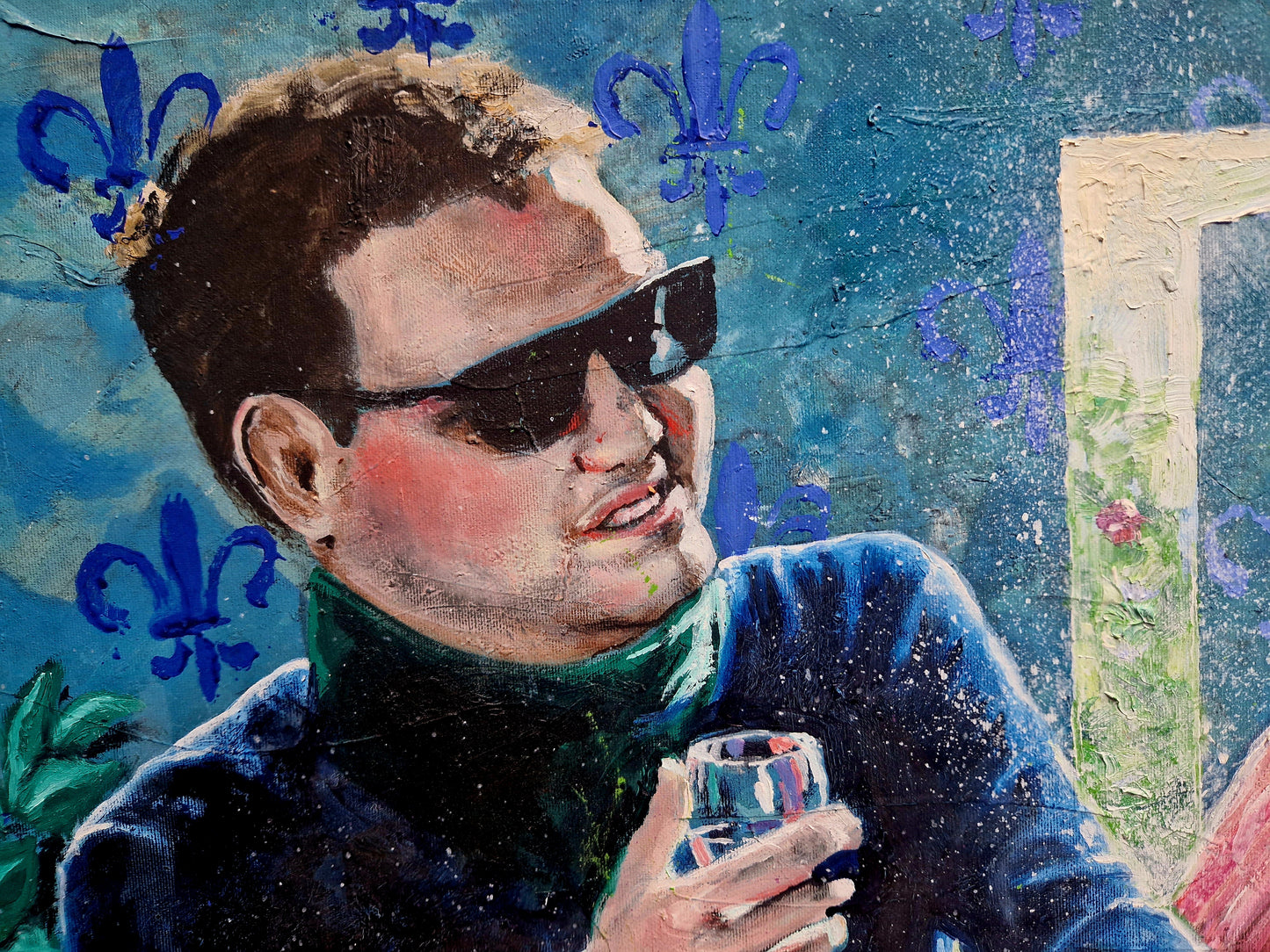 Dette kunsttrykket av Trond Berg-Nilssen utfordrer oss med sin dristige kombinasjon av det absurde og det erotiske.