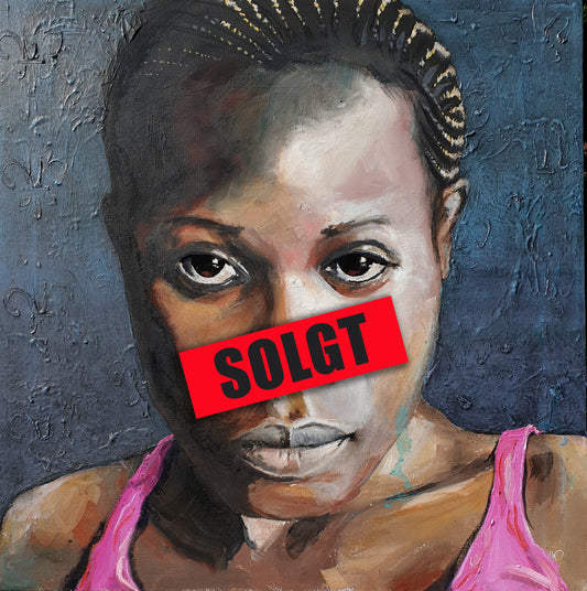 'Hellen' Originalt portrettmaleri av Trond Berg-Nilssen