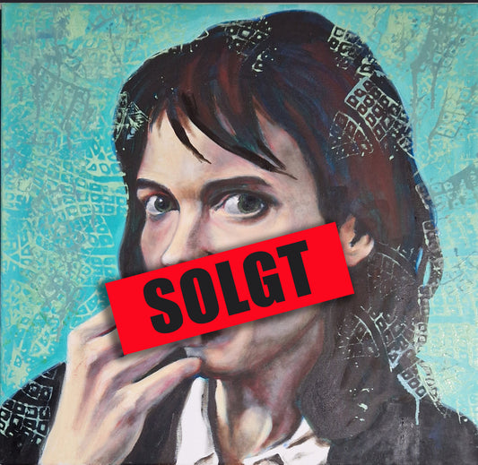 'Liv' portrett maleri - av Trond Berg-Nilssen