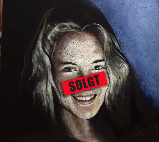 'Mia' - originalt portrettmaleri av Trond Berg-Nilssen