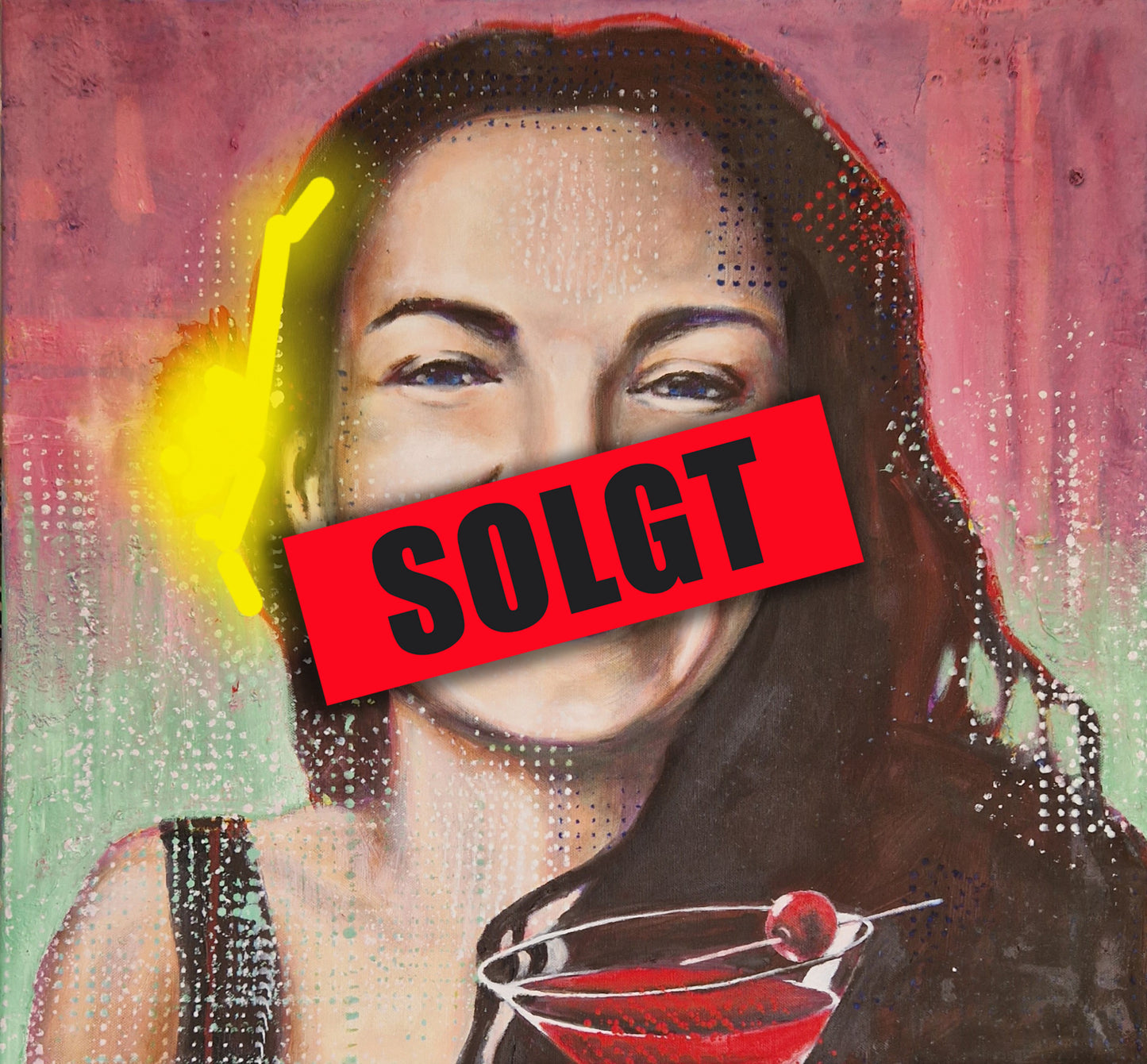 'Ylva' portrett maleri - av Trond Berg-Nilssen