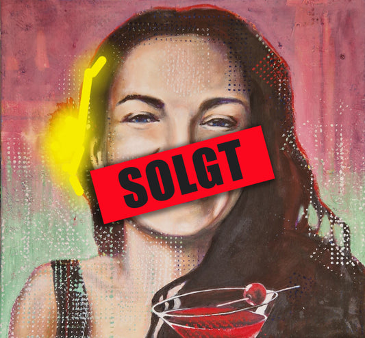 'Ylva' portrett maleri - av Trond Berg-Nilssen