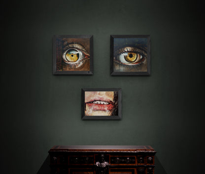 'Domestic mouth' lite maleri - av Trond Berg-Nilssen